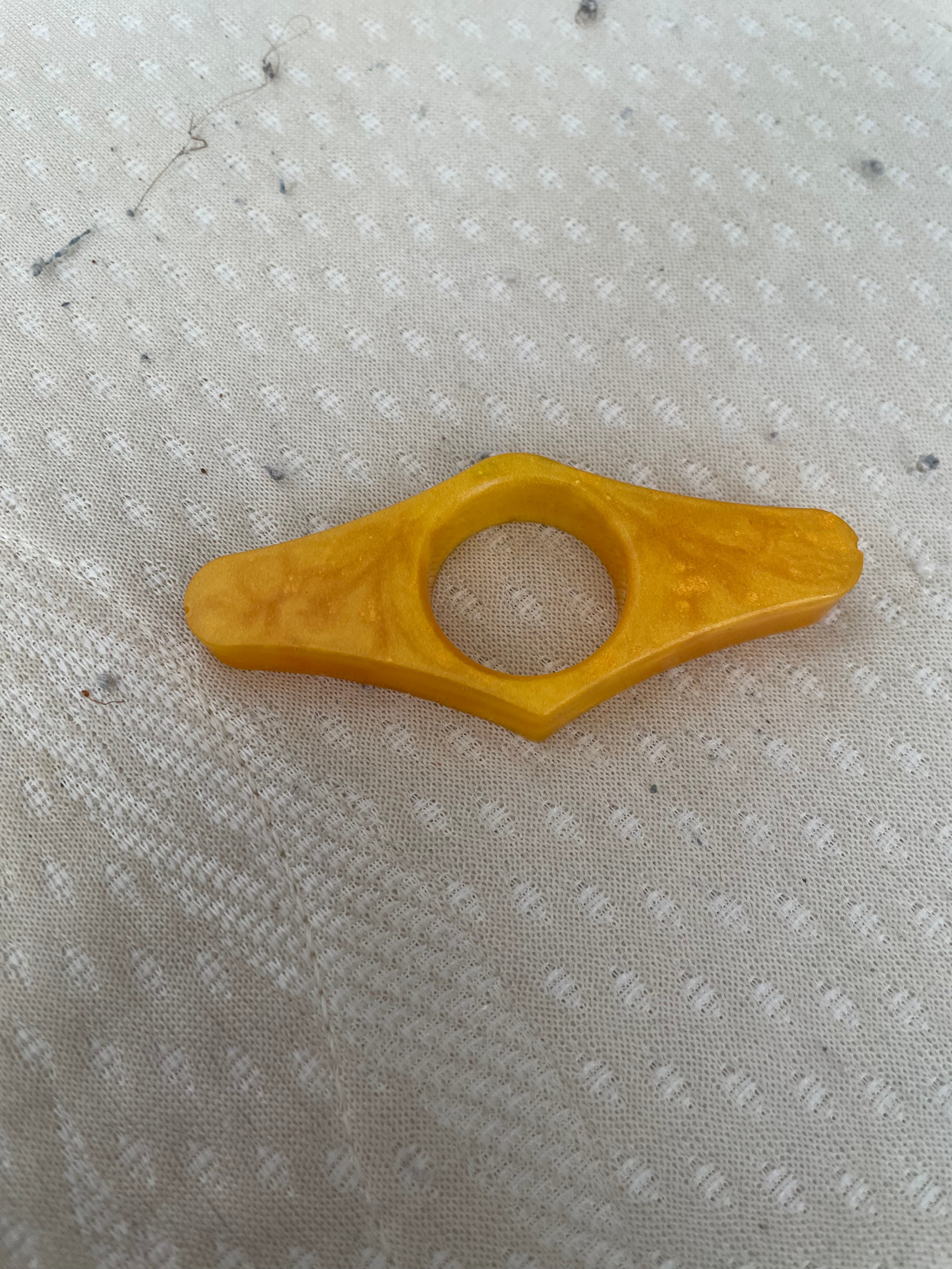 Bague de lecture n°1 Jaune