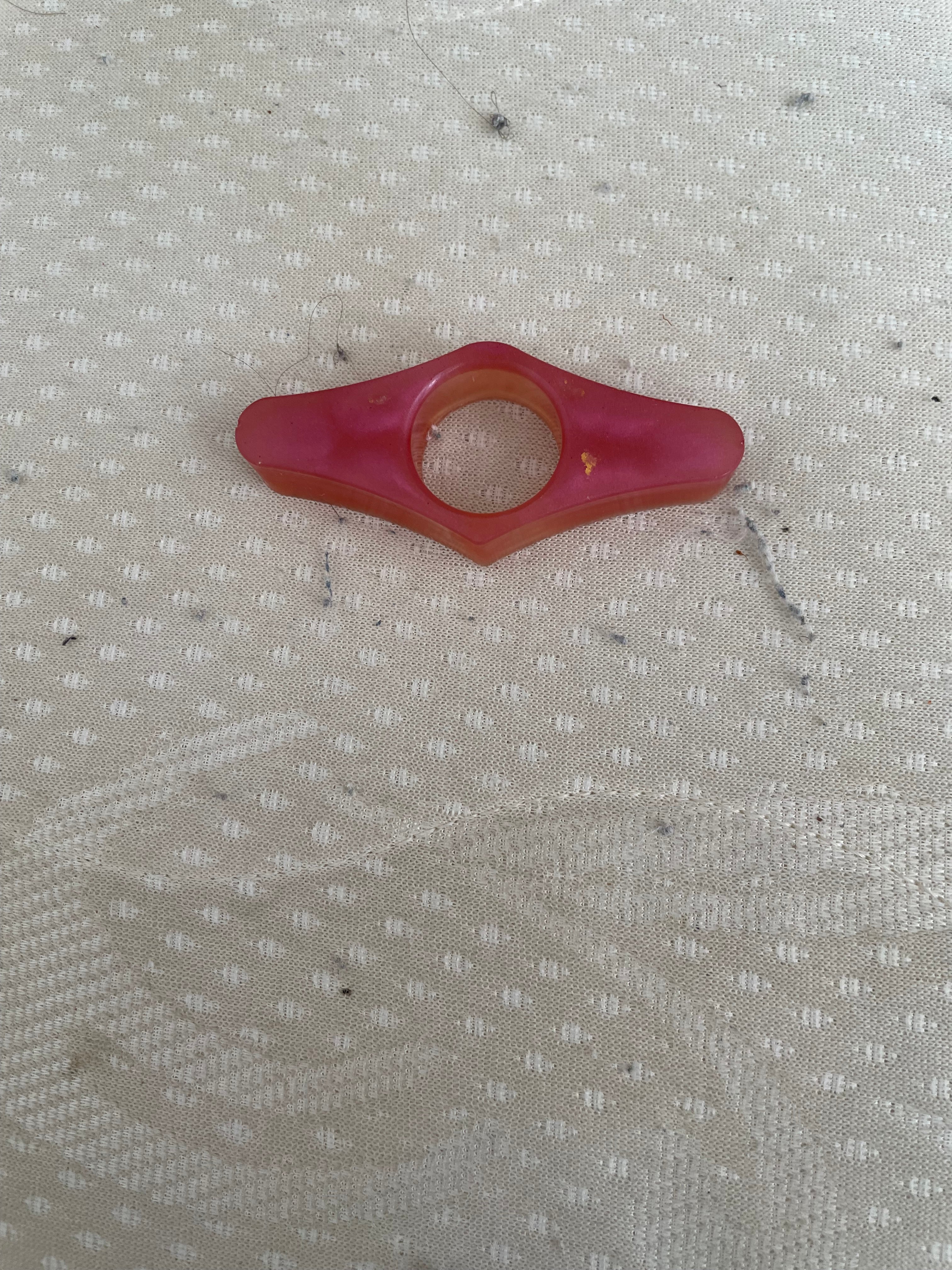 Bague de lecture n°1 rouge