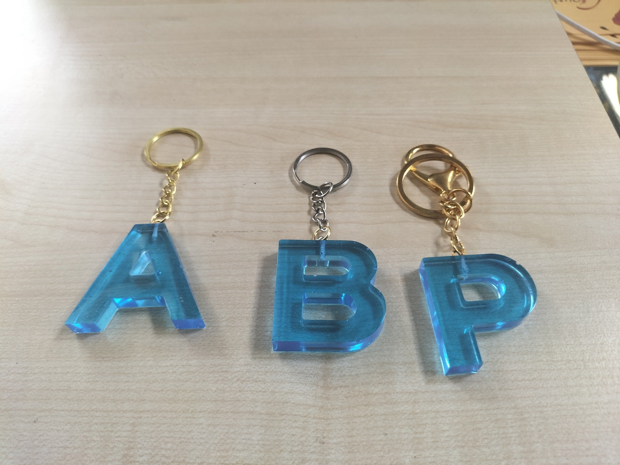 Porte clé alphabetique