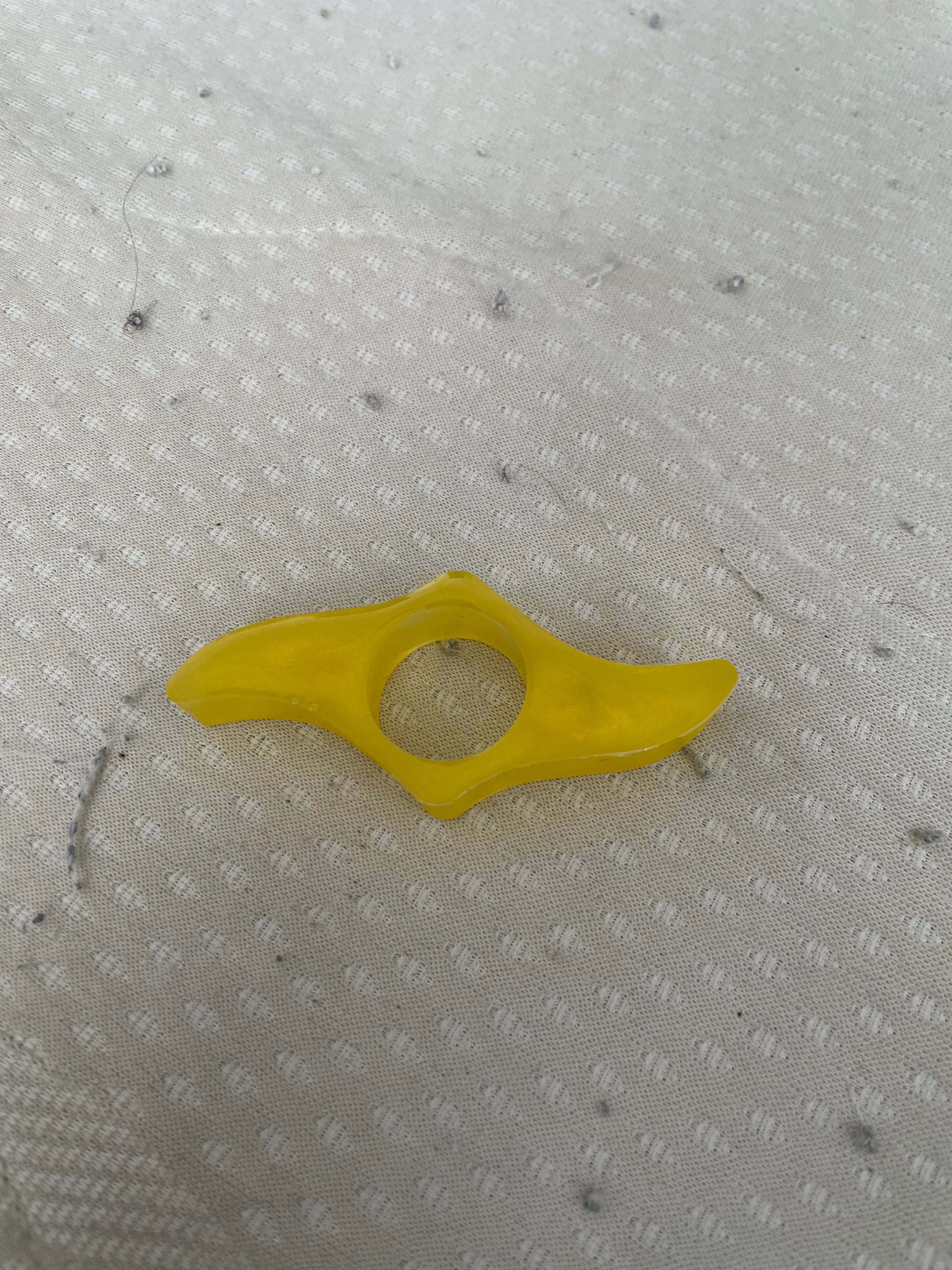 Bague de lecture n°3 jaune