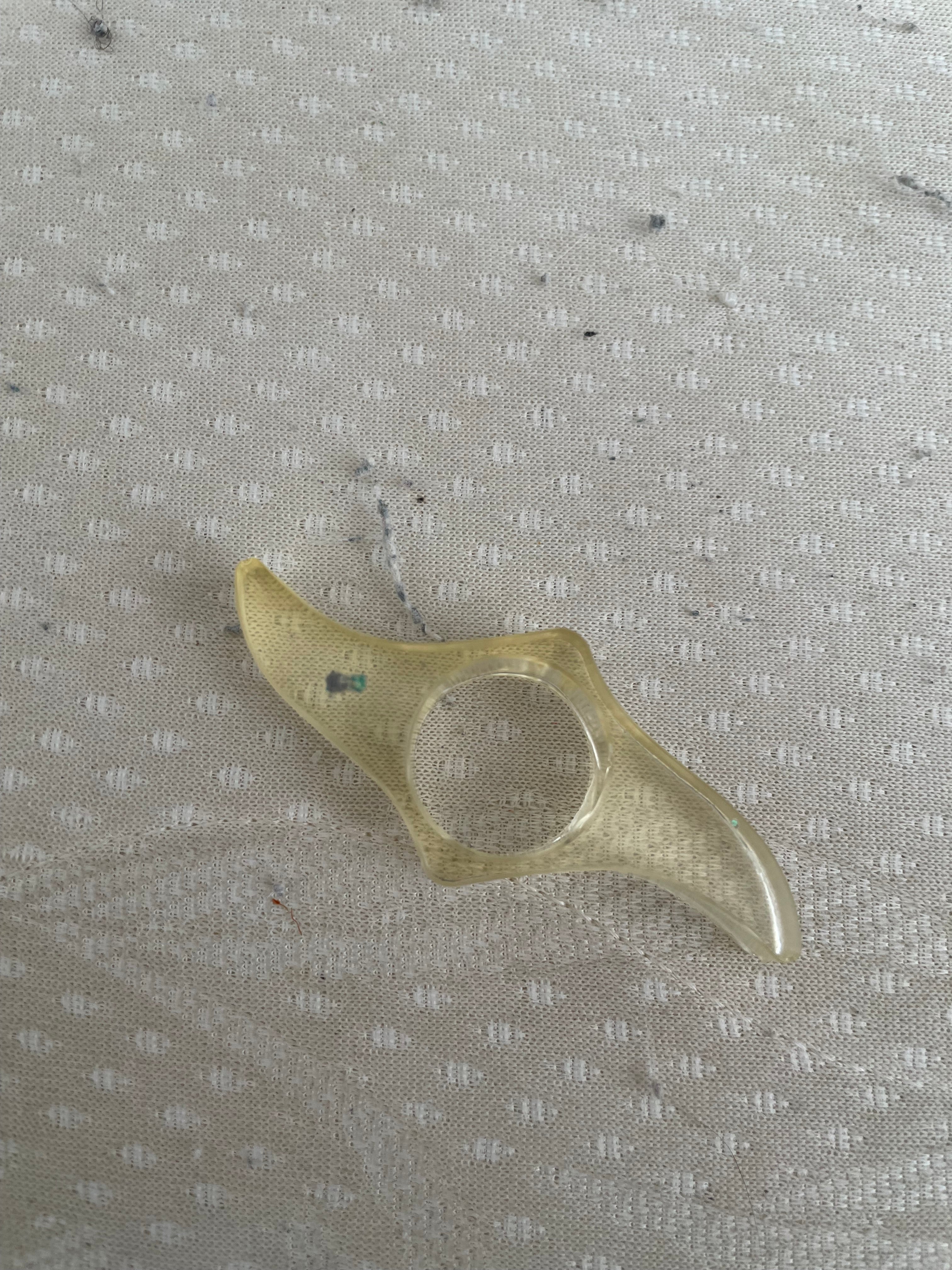 Bague de lecture n°3 transparent