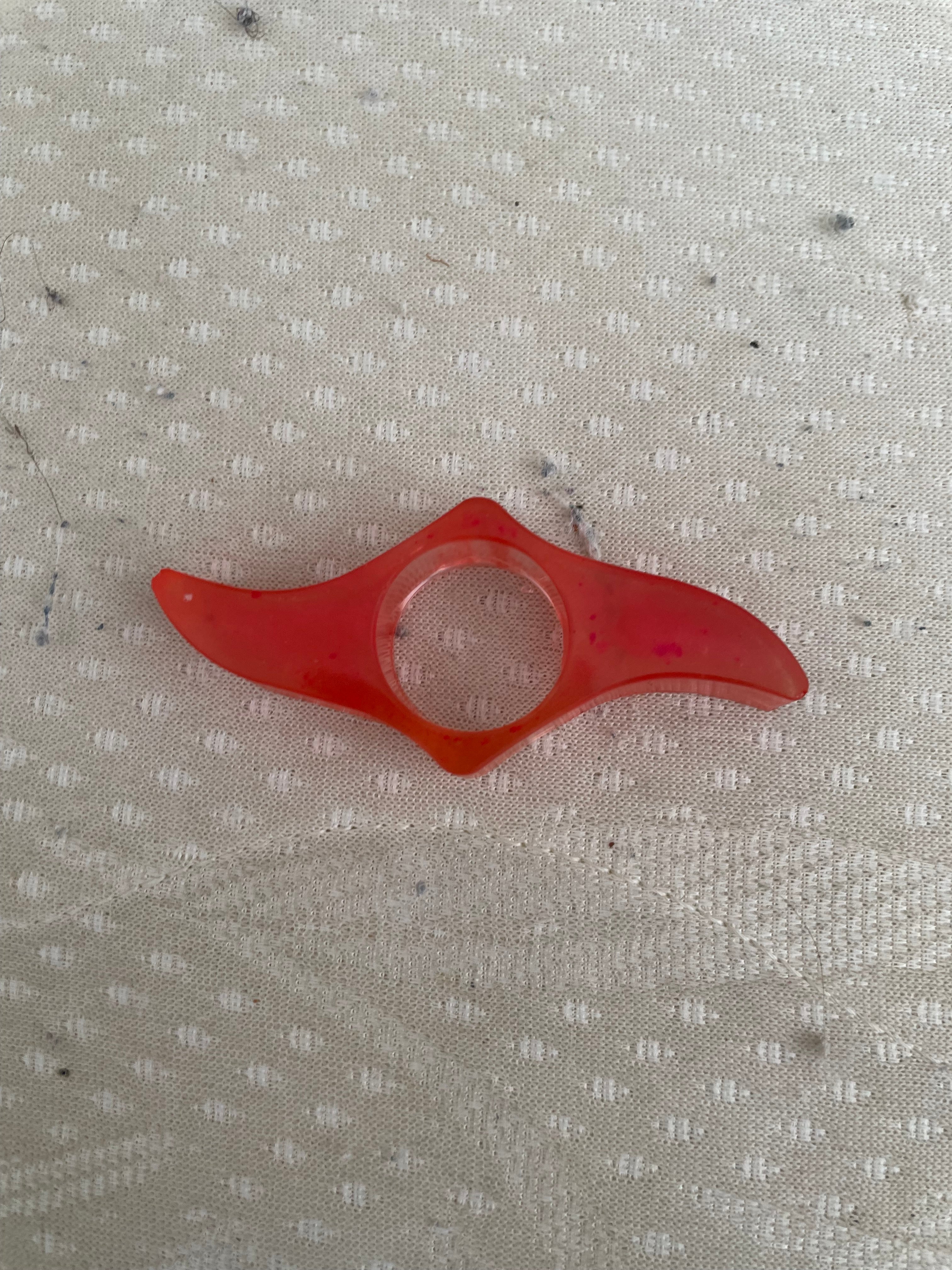 Bague de lecture n°3 rouge